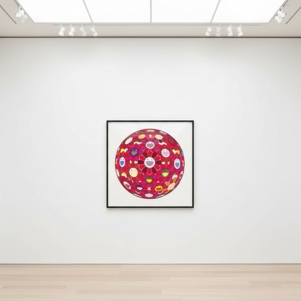 Takashi Murakami - Flower Ball (Red Cliff), 2008, Lithograph