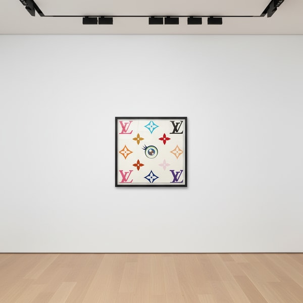 Takashi Murakami - I Love White Monogramme, 2003