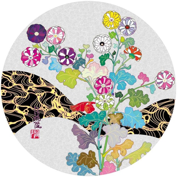 Takashi Murakami - Korin Flowers, 2016