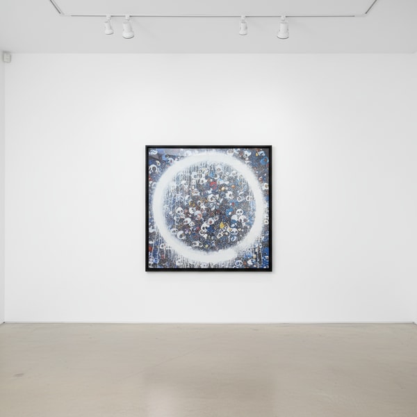 Takashi Murakami - Memento Mori Red On Blue, 2015, Lithograph