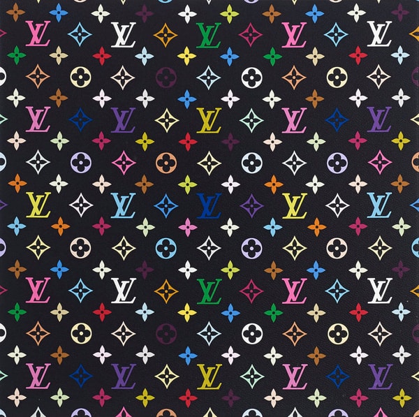 Takashi Murakami - Monogram Multicolour on Black, 2007