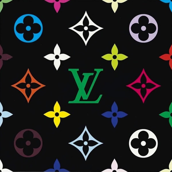 Takashi Murakami - Superflat Monogram (green), 2003