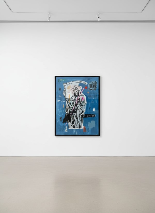 Terry Urban - The Grevious Angel, 2025, Acrylic, oil, pastel, ink, aerosol, airbrush on canvas