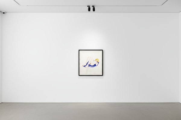 Tom Wesselman - Blonde On Banket, 1985-98, Alkyd on cut out steel
