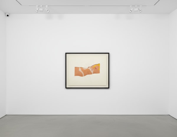 Tom Wesselman - Great American Nude Cut Out Nude, 1965, Screen print in colors on formed vinyl with die-cut mat