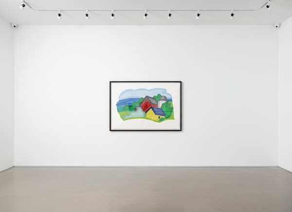 Tom Wesselman - House and Barn In Distance, 1991, Silkscreen