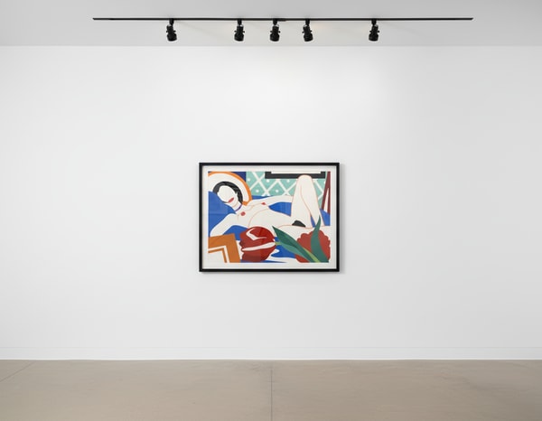 Tom Wesselman - Monica With Tulips, 1989, Screen print