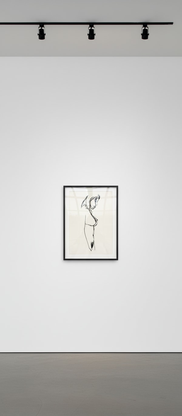 Tom Wesselman - Standing Nude Edition, 1985, Laser-cut steel with black enamel