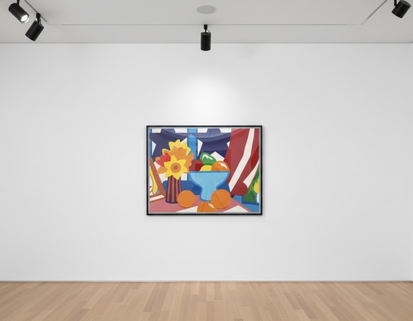 Tom Wesselman - Still Life With Blowing Curtain (Red), 1999, Silkscreen