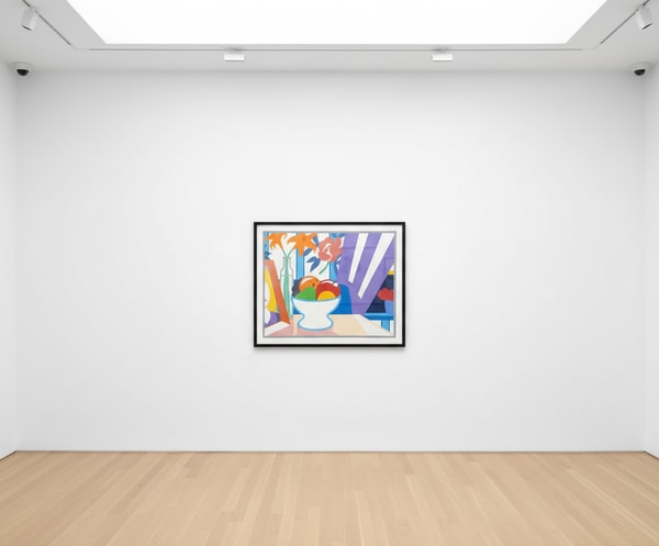 Tom Wesselman - Still Life With Lilies and Mixed Fruit, 1997-98, Silkscreen