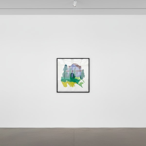 Tom Wesselman - Tennanah Lake House, 1992, Alkyd on cut out steel