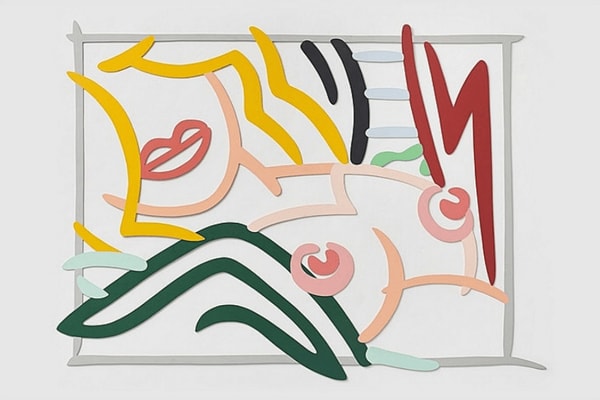 Tom Wesselmann - Bedroom Blonde Black and Green Pillows, 1986