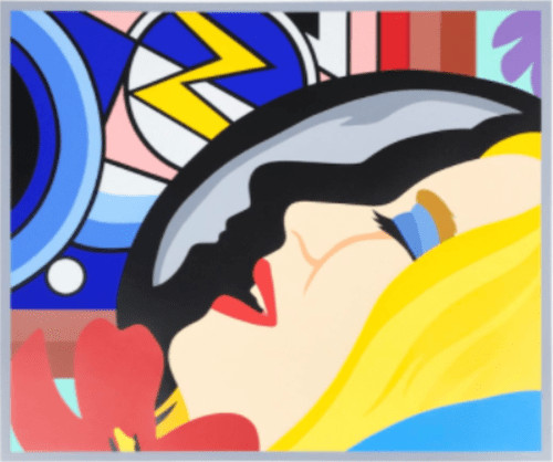 Tom Wesselmann - Bedroom Face With Lichtenstein, 1994