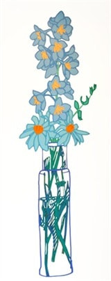 Tom Wesselmann - Delphinium and Daisies, 1989-92