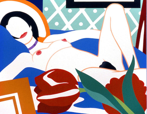 Tom Wesselmann - Monica With Tulips, 1989