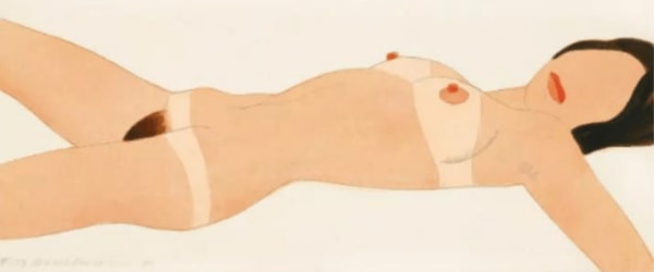 Tom Wesselman - Open Ended Nude #103, 1980