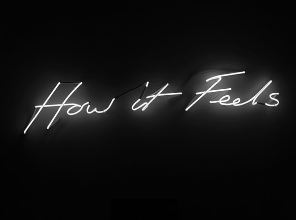 Tracey Emin - How it Feels, 2012, Neon