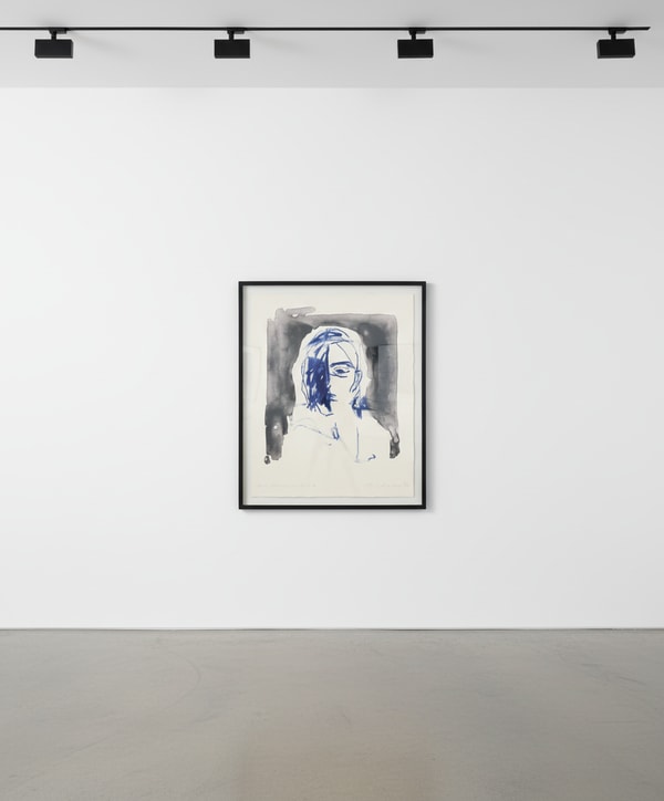 Tracey Emin - These Feelings Were True II, 2020, 2 color lithograph on Somerset velvet warm white 400gsm