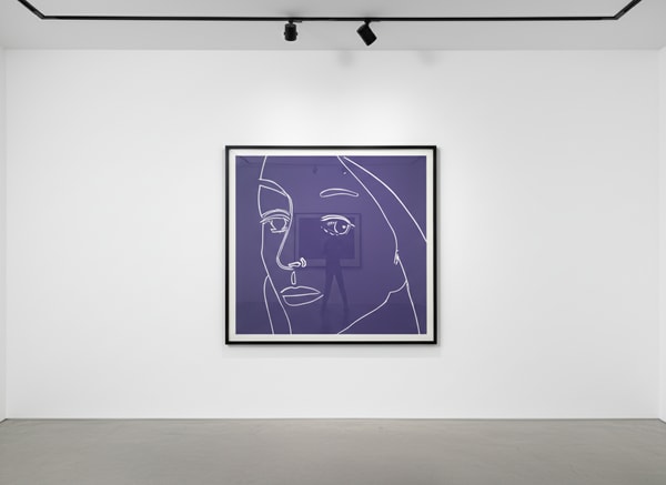 Alex Katz - Ada (purple), 2022
