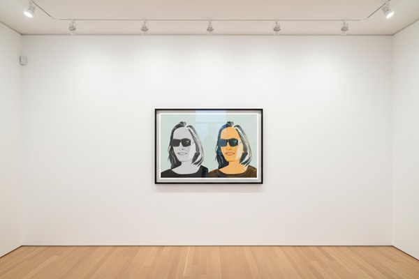 Alex Katz - Ada x 2, 2020, Medium: Archival pigment ink on Innova Etching Cotton Rag 315 gsm fine art paper