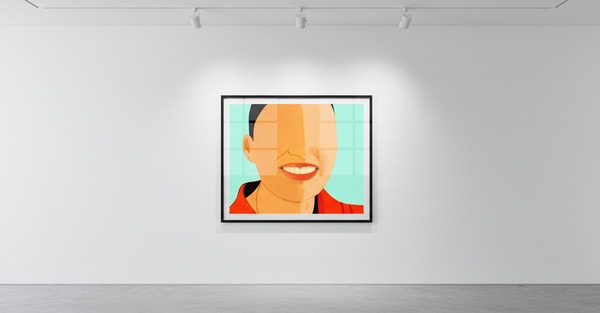 Alex Katz - Big Smile (Vivien), 2021