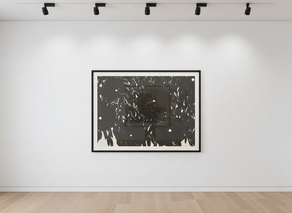 Donald Sultan - Black Flowers October 15, 1996