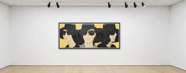 Alex Katz - Black Hats IV, 2012, Screen print