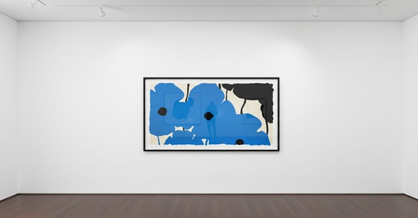 Donald Sultan - Blues and Blacks, 2020