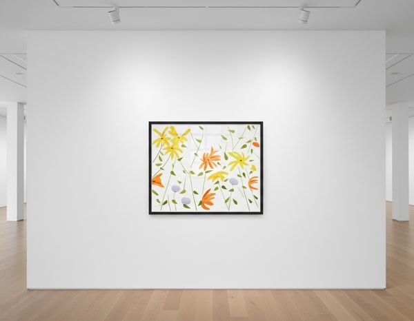 Alex Katz - Flowers, 2017