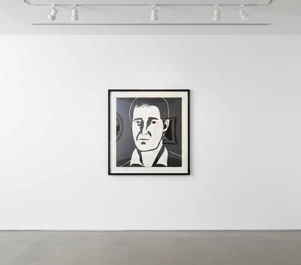 Alex Katz - Javier, 2013, Photoengraving and aquatint on Somerset satin white 300 gsm paper