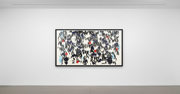 Donald Sultan - Mimosa with Red, 2021