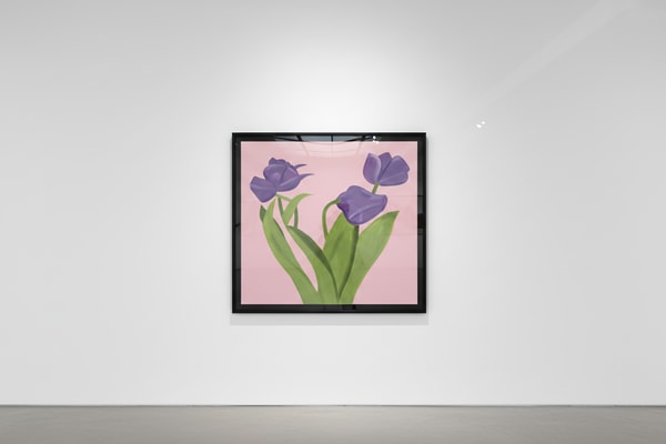 Alex Katz - Purple Tulips 1, 2021, Archival pigment inks