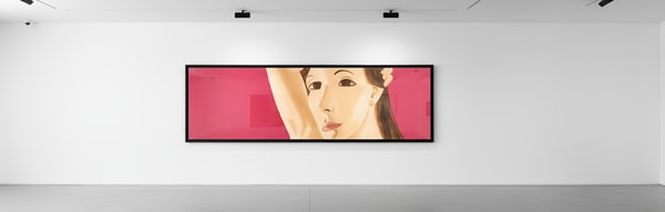 Alex Katz - Red Dancer 1, 2019, Silkscreen in colors on Saunders Waterford HP High White 425 gsm paper