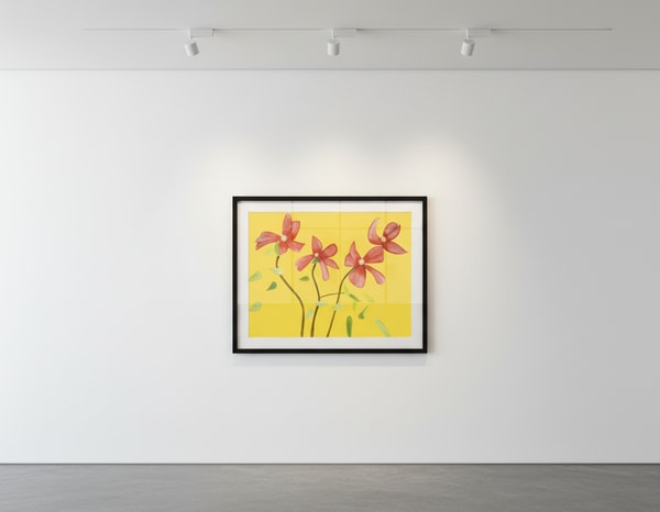 Alex Katz - Red Dogwood 1, 2021, Archival pigment inks