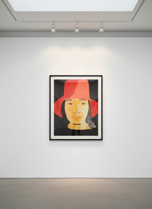 Alex Katz - Red Hat (Ada), 2015, Woodcut