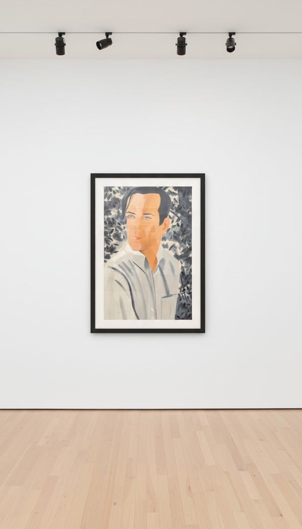 Alex Katz - Rob, 2021, Archival pigment ink on Innova Etching Cotton Rag 315 gsm fine art paper