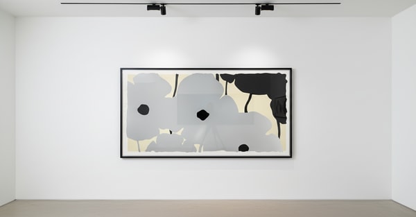 Donald Sultan - Silvers and Blacks, 2020