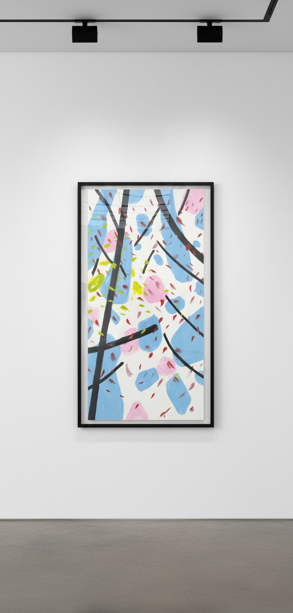 Alex Katz - Spring 3, 2024, Silkscreen in colors on Saunders Waterford High White HP 425 gsm fine art paper