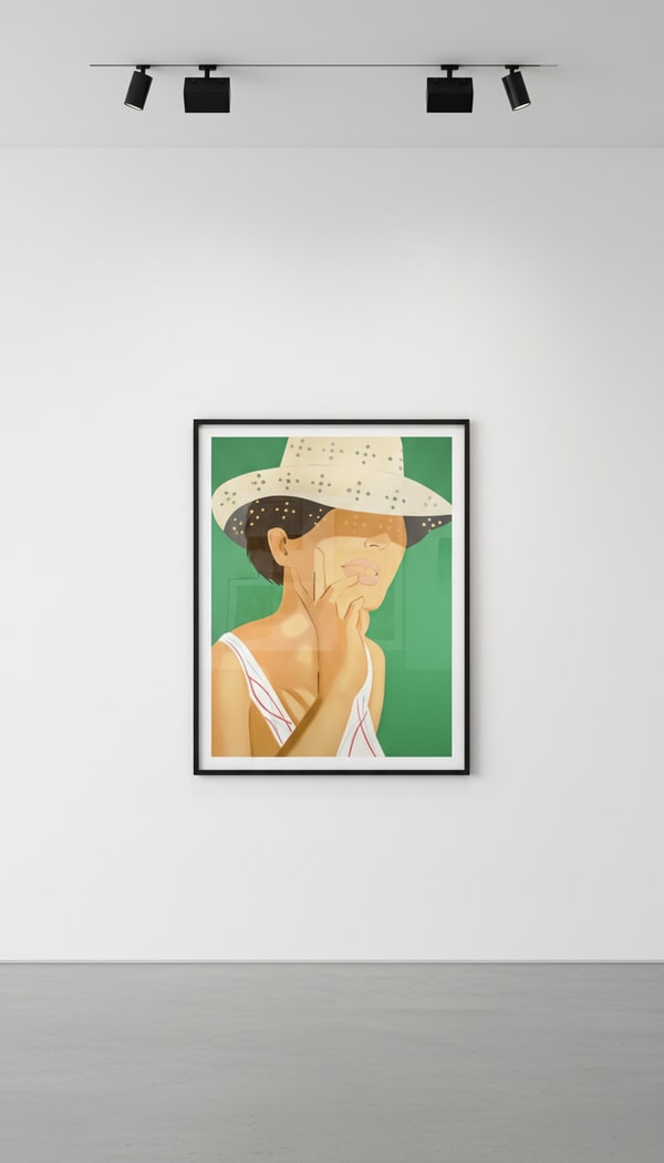 Alex Katz - Straw Hat Vivien, 2021