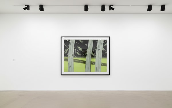 Alex Katz - Three Trees, 2018, 20-color silkscreen print