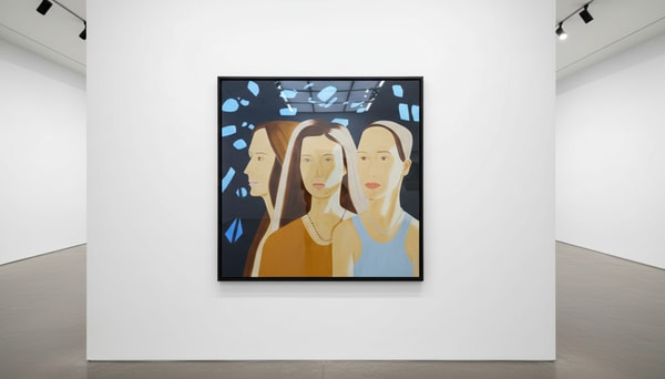Alex Katz - Trio, 2017, Silkscreen