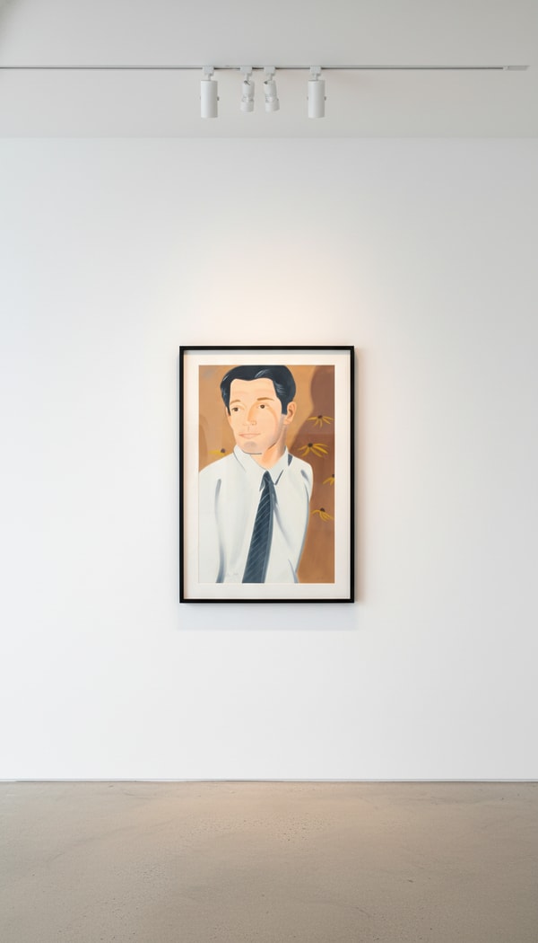 Alex Katz - William, 2021, Archival pigment ink on Innova Etching Cotton Rag 315 gsm fine art paper