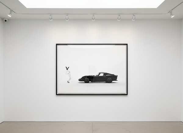 Tyler Shields - Bunny Ferrari II, 2022, Digital c print