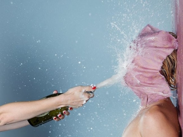 Tyler Shields - Champagne Spray, 2018