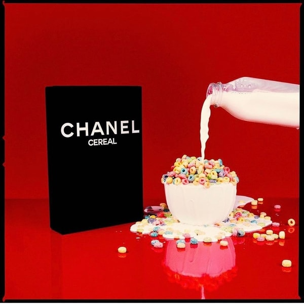 Tyler Shields - Chanel Cereal II, 2021