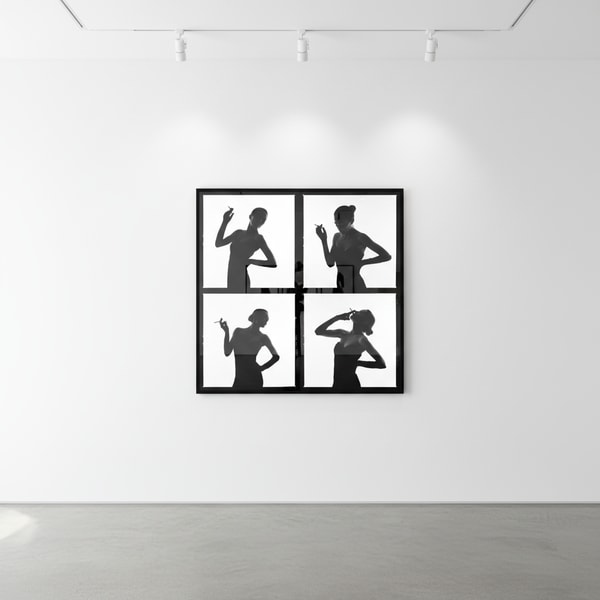 Tyler Shields - Contact Sheet 4, 2021, Digital c print