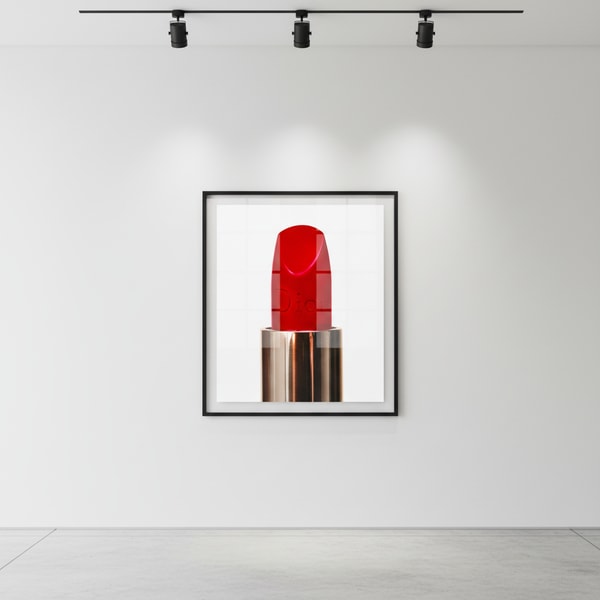 Tyler Shields - Dior Lipstick, 2024, Digital C Print