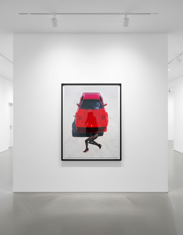 Tyler Shields - Ferrari Mechanic, 2022, Digital C Print