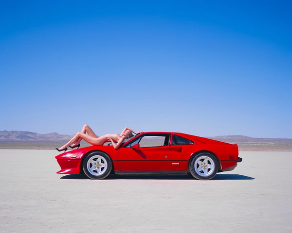 Tyler Shields - Ferrari Sunbathing, 2023