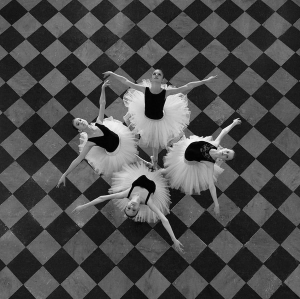 Tyler Shields - Four Ballerinas, 2017